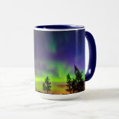 Mug Aurores boréales | Manitoba Canada (Devant droit)
