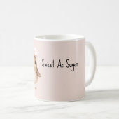 Mug Aussi doux qu'un oiseau au ruban rose (Devant droit)