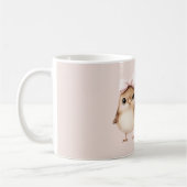Mug Aussi doux qu'un oiseau au ruban rose (Gauche)