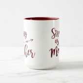 Mug Aussi forte qu'une mère (Centre)