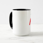 Mug Aussi joyeux que j'obtiens (Devant gauche)