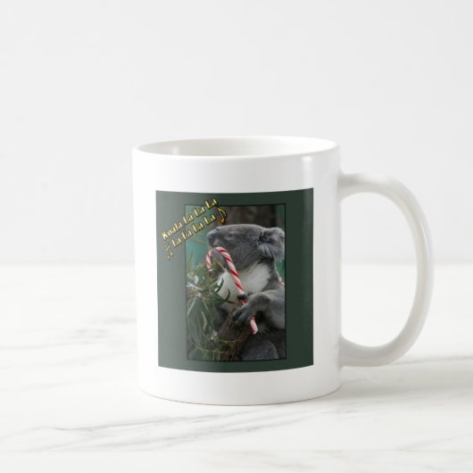Mug Aussie Christmas Koala avec Sucre de canne (Droite)