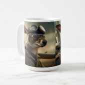 Mug Aussie Kangaroo King Of The Airways, (Devant gauche)
