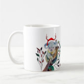 Mug Aussie Noël Koala Gommier Santa Chapeau Rouge    (Gauche)