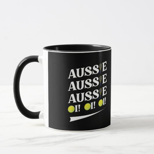 Mug Aussie Tennis Aussie (Gauche)