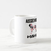 Mug Aussiedoodle Dog Mama Amoureux des chiens Aussiedo (Devant gauche)