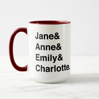 Mug Austen et Brontes