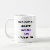 Mug austen jane fan, avide (Gauche)