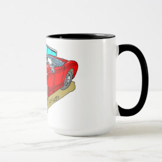 Mug Austin-Healey Sprite « Frogeye » cartoon
