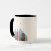 Mug Austin, horizon de ville du Texas | (Devant gauche)