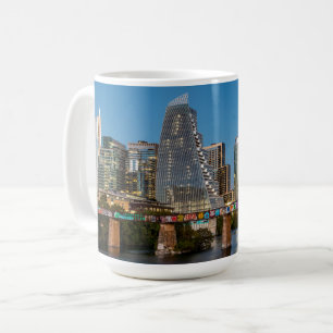 Mug Austin, Texas avec logo aux couleurs du drapeau du