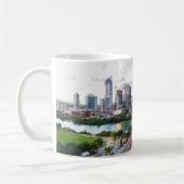 Mug Austin, Texas City skyline photo (Gauche)