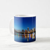 Mug Austin Texas Downtown Night Skyline Ladybird Lake (Devant gauche)