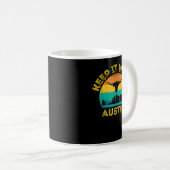 Mug Austin, Texas Gardez-Le Bizarre Longhorn (Devant droit)