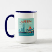 Mug Austin, Texas | Pont de l'Avenue du Congrès (Gauche)