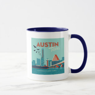Mug Austin, Texas   Pont de l'Avenue du Congrès