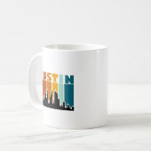 Mug Austin Texas Retro Sunset (Devant gauche)