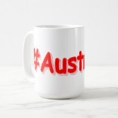 Mug "#Australia" Joli Design. Commandez dès maintenant (Devant gauche)
