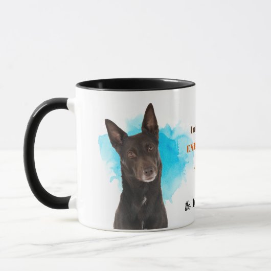 Mug Australian Kelpie Dog Loyal Friend (Gauche)