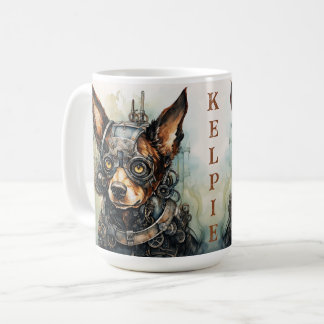 Mug Australian Kelpie Steampunk Dog