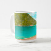 Mug Australian Painting Blue Water Beach Pier (Devant gauche)