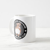 Mug Australian Shepherd Butt Wigglers Club - Red Merle (Devant gauche)