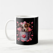 Mug Australian Shepherd Dog Valentines Puppy Love Hear (Gauche)