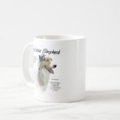 Mug Australian Shepherd History, Tout sur les Australi (Devant gauche)