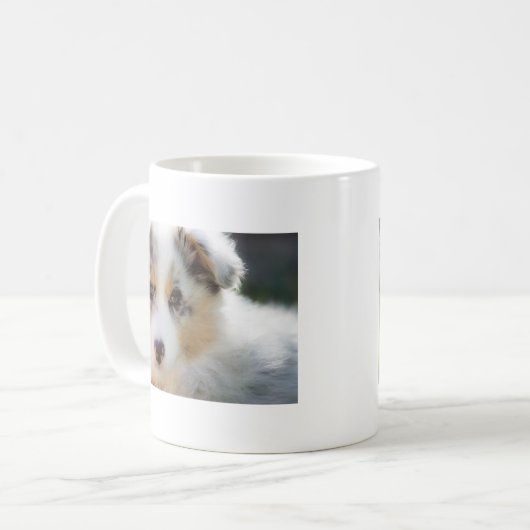 Mug Australian shepherd puppy (Devant gauche)