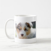 Mug Australian shepherd puppy (Gauche)