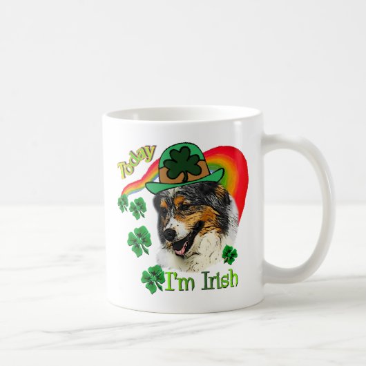 Mug Australian Shepherd St patrick (Droite)