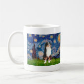 Mug Australian Shepherd (Tri2) - Nuit étoilée (Gauche)