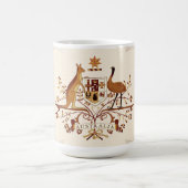 Mug Australie Armoiries Tint Brown (Centre)