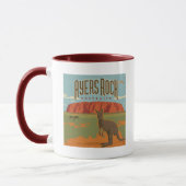 Mug Australie | Ayers Rock Kangaroos (Gauche)