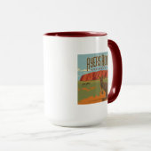 Mug Australie | Ayers Rock Kangaroos (Devant droit)