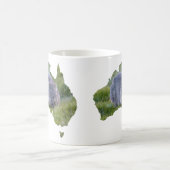 Mug Australie Contour Forme Cute Wombat Tasmanie (Centre)