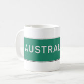 Mug Australie dans cette direction (Devant gauche)