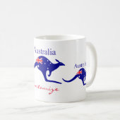 Mug Australie : Drapeau Kangaroo Thunder_Cove (Devant droit)
