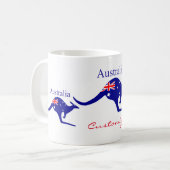 Mug Australie : Drapeau Kangaroo Thunder_Cove (Devant gauche)
