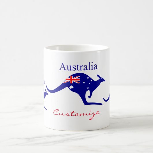 Mug Australie : Drapeau Kangaroo Thunder_Cove (Centre)