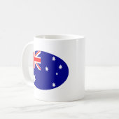 Mug Australie Drapeau Oval Le MUSÉE Zazzle Cadeaux (Devant gauche)