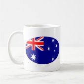 Mug Australie Drapeau Oval Le MUSÉE Zazzle Cadeaux (Gauche)