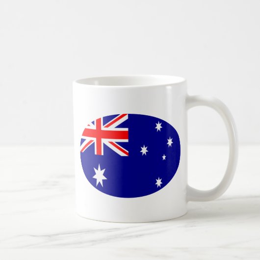 Mug Australie Drapeau Oval Le MUSÉE Zazzle Cadeaux (Droite)