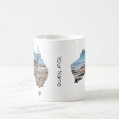 Mug Australie forme Kangaroo sur la plage photo (Centre)