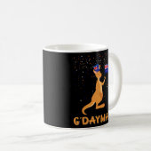 Mug Australie G-day Mate Funny Kangaroo Australian Sym (Devant droit)