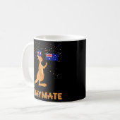 Mug Australie G-day Mate Funny Kangaroo Australian Sym (Devant gauche)