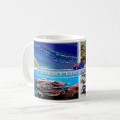 Mug Australie - Grande barrière de corail - (Devant gauche)