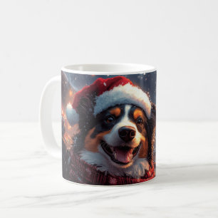 Mug Australie Kelpie Dog Roller Dessous de verre Noël