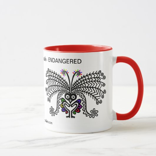 Mug Australie - Lyre BIRD - Conservation - Ecologie (Droite)