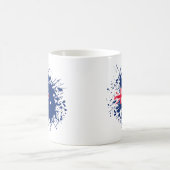 Mug Australie Souvenir Landmark, Australie Drapeau Voy (Centre)